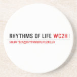 Rhythms of Life  Coasters (Sandstone)
