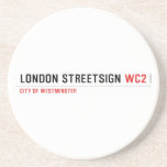 london streetsign  Coasters (Sandstone)