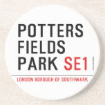 potters fields park  Coasters (Sandstone)