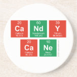 candy
 cane  Coasters (Sandstone)