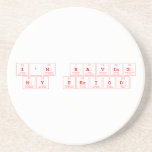 I'm having
 my period  Coasters (Sandstone)
