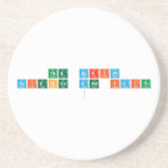 The Script
 Science and Faith 
   Coasters (Sandstone)