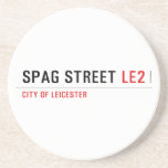 Spag street  Coasters (Sandstone)