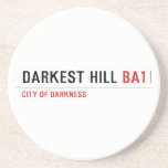 darkest hill  Coasters (Sandstone)