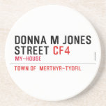 Donna M Jones STREET  Coasters (Sandstone)