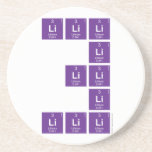 LiLiLi
 Li
 Lili
 Li
 Lilili  Coasters (Sandstone)