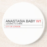 ANASTASIA BABY  Coasters (Sandstone)
