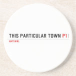 This Particular Town  Coasters (Sandstone)