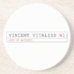 vincent vitaliss  Coasters (Sandstone)