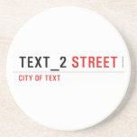 TEXT_2  Coasters (Sandstone)
