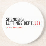 Spencers Lettings Dept.  Coasters (Sandstone)
