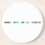 Keep calm and do science   Coasters (Sandstone)