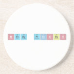 N|erdy princ|ess  Coasters (Sandstone)