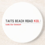 Taits Beach Road  Coasters (Sandstone)