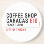 Coffee shop Caracas  Coasters (Sandstone)