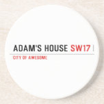 Adam's House  Coasters (Sandstone)