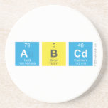 ABCD  Coasters (Sandstone)