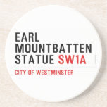 earl mountbatten statue  Coasters (Sandstone)