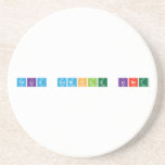 Feliz cumple Linet   Coasters (Sandstone)
