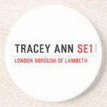 Tracey ann  Coasters (Sandstone)