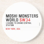 mOSHI mONSTERS wORLD  Coasters (Sandstone)