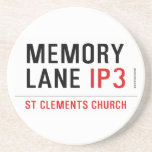 mEMORY LANE  Coasters (Sandstone)