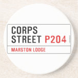 Corps Street  Coasters (Sandstone)