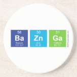 BaZnGa  Coasters (Sandstone)