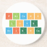Falcons
 love
 Science  Coasters (Sandstone)