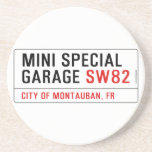 MINI SPECIAL GARAGE  Coasters (Sandstone)