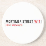 Mortimer Street  Coasters (Sandstone)