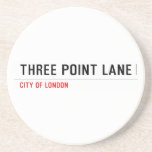 THREE POINT LANE  Coasters (Sandstone)