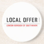 Local offer  Coasters (Sandstone)