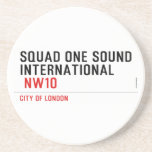 SQUAD ONE SOUND INTERNATIONAL   Coasters (Sandstone)