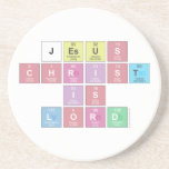 Jesus
 Christ
 Is
 Lord  Coasters (Sandstone)
