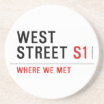 West Street  Coasters (Sandstone)