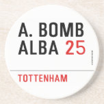 A. BOMB ALBA  Coasters (Sandstone)