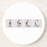 STEEL  Coasters (Sandstone)