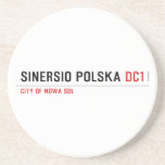 Sinersio Polska  Coasters (Sandstone)