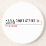 Karla Croft Street  Coasters (Sandstone)