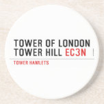 Tower of London Tower Hill  Coasters (Sandstone)