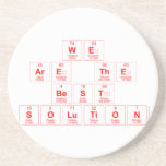 we 
 are the
 best 
 solution  Coasters (Sandstone)