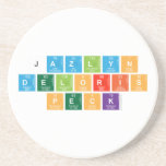 jazlyn
 Deloris
 Peck  Coasters (Sandstone)