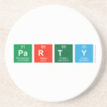 Party  Coasters (Sandstone)