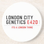 LONDON CITY  GENETICS  Coasters (Sandstone)