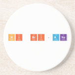 Hi Bri-Ana  Coasters (Sandstone)