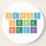Happy
 Spring
 Break  Coasters (Sandstone)