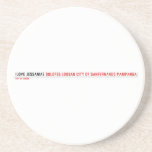 ilove jessamae  Coasters (Sandstone)