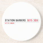 Station barbers   Coasters (Sandstone)