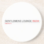 Gentlemens Lounge  Coasters (Sandstone)